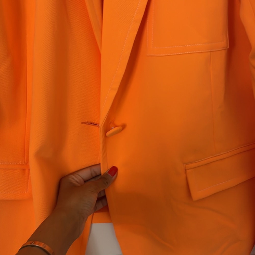 Mistress Rocks Orange Blazer - Picture 3 of 11